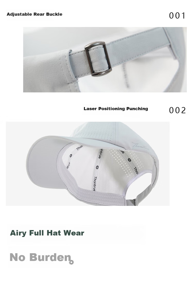 Zhenxiang Men's Spring Outdoor Sun Protection Baseball Cap UV Protection Breathable Duckbill Sports Hat Y1047 7