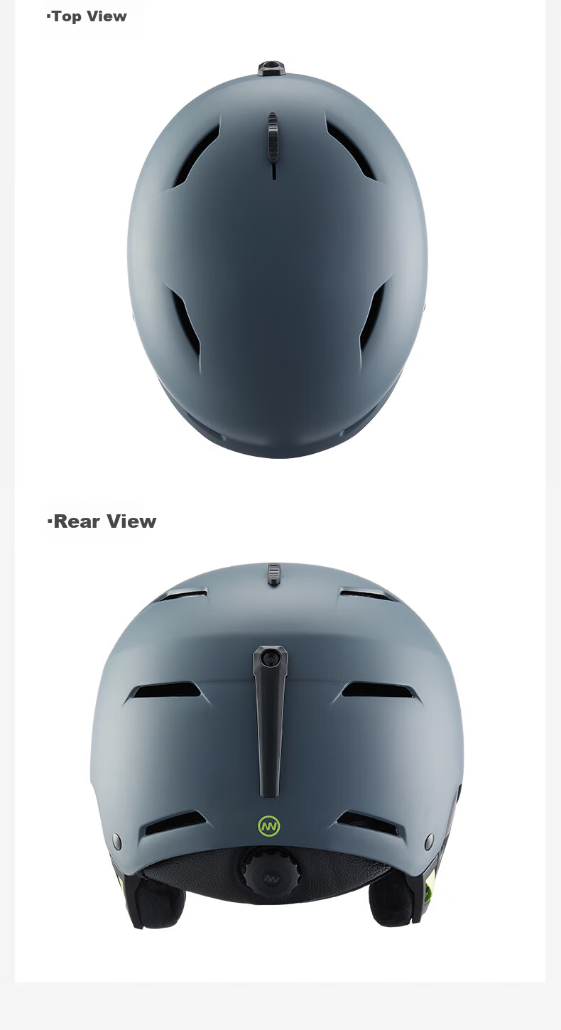 Nanen Ski Helmet Unisex MIPS Impact Protection Single Double Board Warm Breathable Integrated Snow Helmet 16