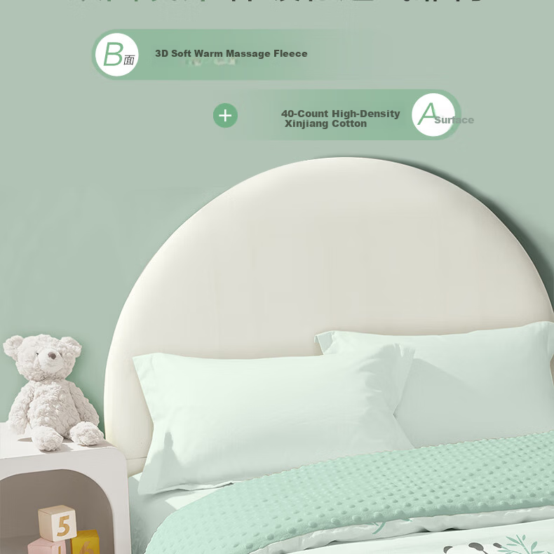 Beyond Kids Doudou Velvet Class A Cotton Quilt Removable Children's Quilt Core - Panda Baby 100*120cm Approx. 1.8 Jin 6