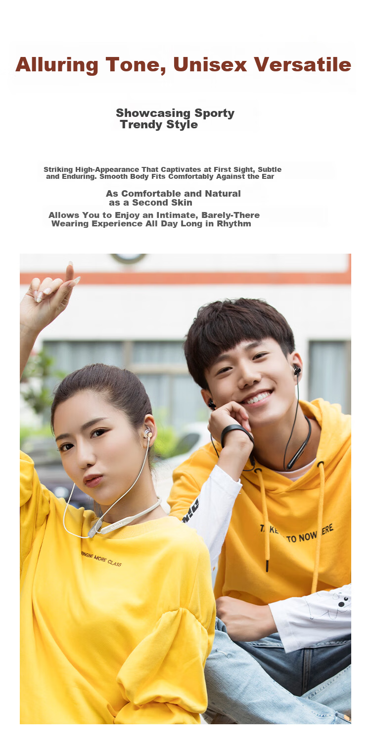 KUGOU M3pro New [30-Hour Long Battery + 7 Custom Sound Effects] Bluetooth 6.0 Neckband Wireless Music Sports Running Gaming Noise-Cancelling Earphones 20
