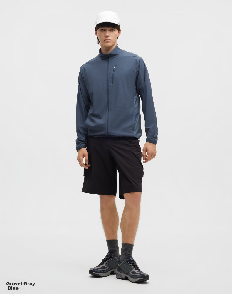 Bananain [Wang Yibo Edition] Liangpi 302UV Air Men's Breathable Stand Collar Jacket Sun Protection Sports Coat New 17