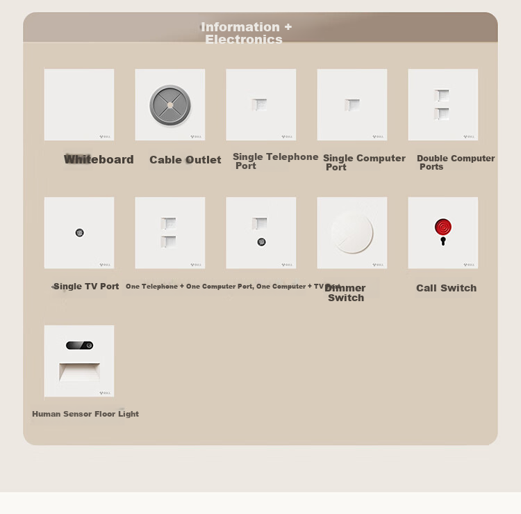 BULL G57 Butterfly Ultra-Thin Skin-Feel 16A High-Power Switch Socket G57E204 Beige White 11
