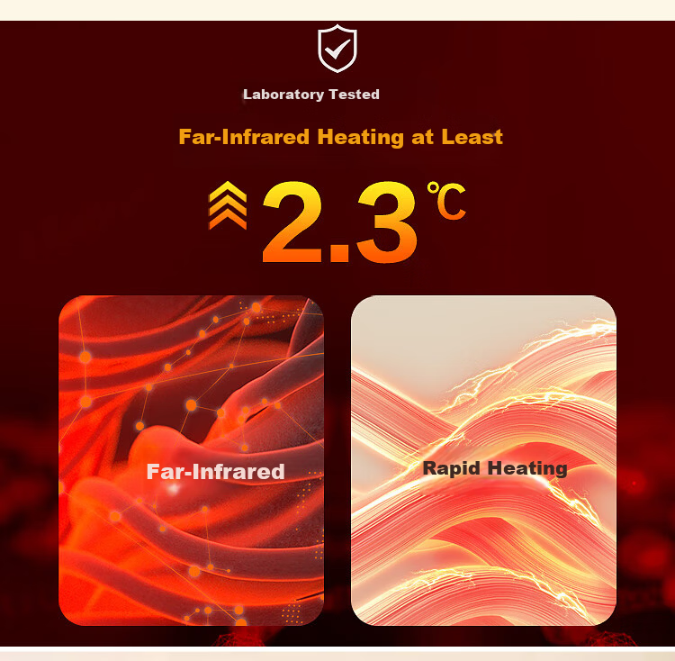LangSha Men's Thermal Underwear 10A Antibacterial Anti-Mite Double-Sided Fleece Heating Autumn Shirt and Pants Set with German Velvet 7
