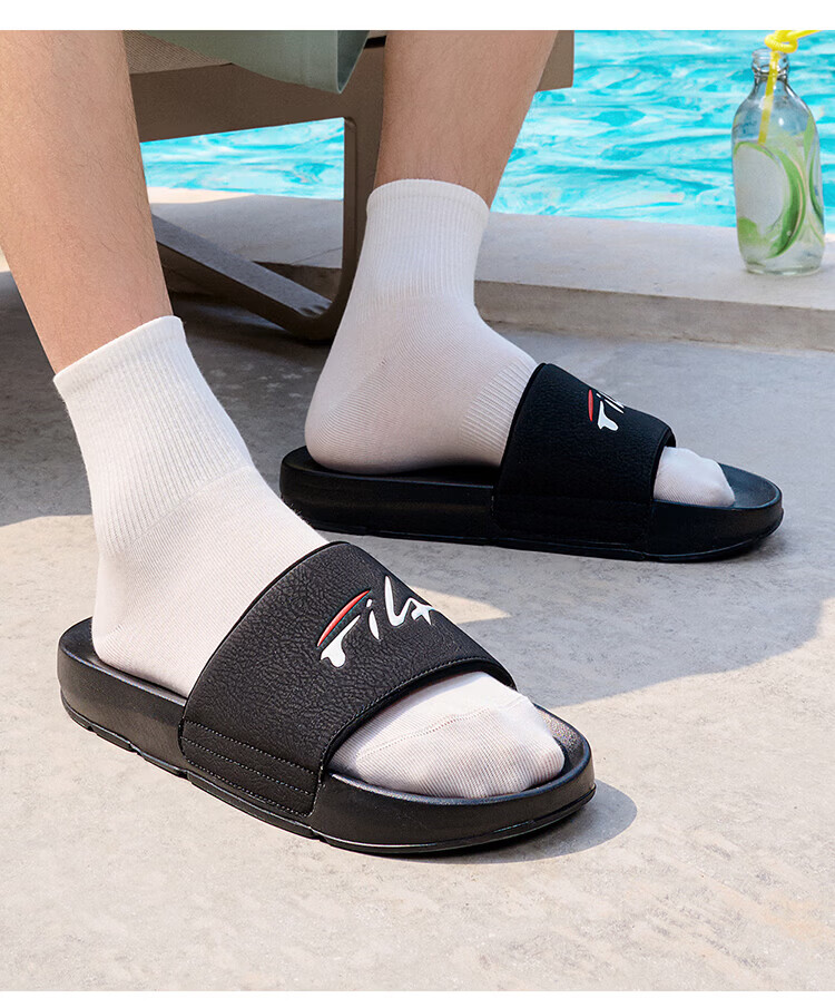 FILA Drift Boat 2 Men's Sports Slippers 2026 Summer New Casual Men's Sandals 9