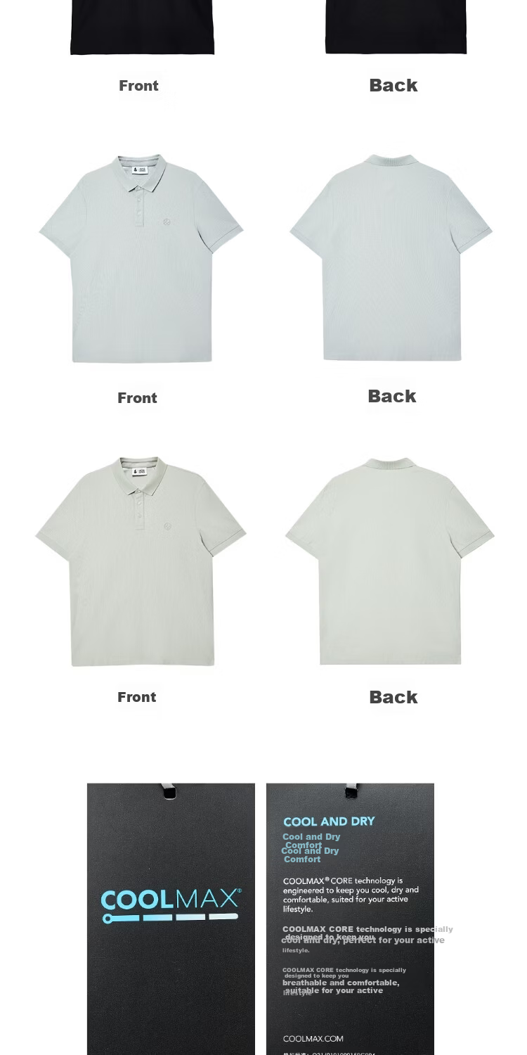 JACK&JONES Men's Polo Shirt Cool Touch Simple Embroidery Slim Fit Multi-Color Short Sleeve Collared Top 226106018 34