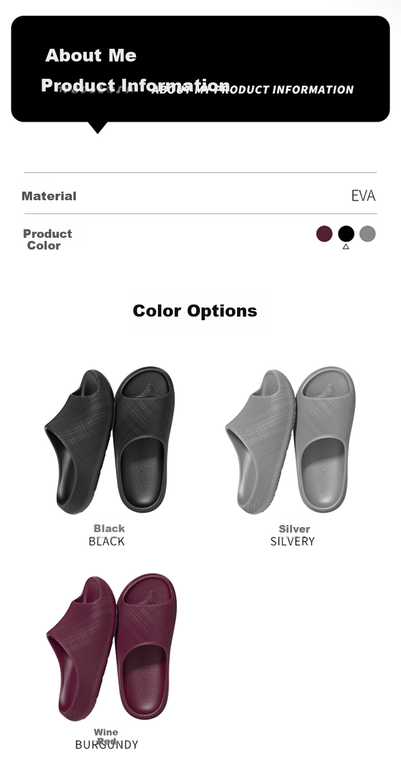 HIPANDA Men's Outdoor Slippers Sports Non-Slip EVA Thick Sole Cushioned Home Quiet Beach Women's Sandals 9