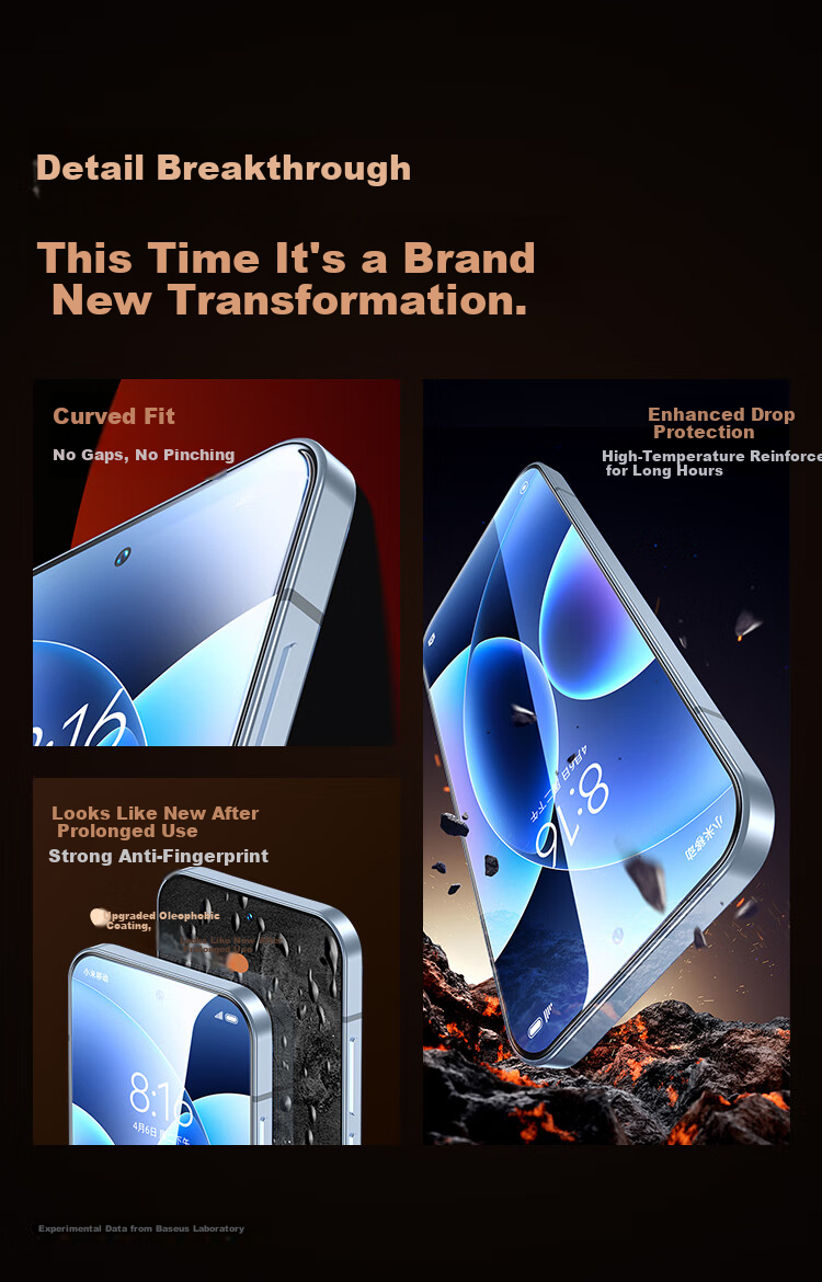 BIAZE AR Anti-Reflective Xiaomi 17Max Lens Protector Tempered Glass Camera Film JM1109 2