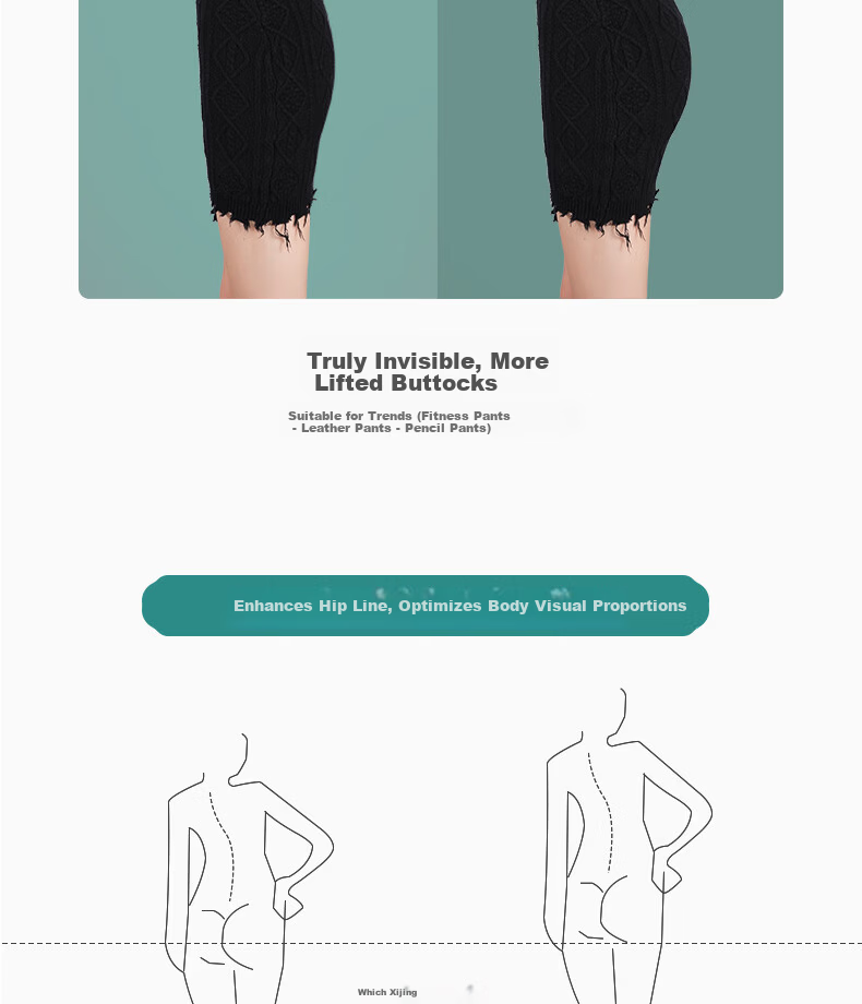 Jindu Tummy Control And Butt-Lifting Underwear, Fake Buttocks, Peach-Shaped Butt, Seamless, Butt-Lifting Device, Hip Enhancing, Waist Slimming, High-Waist, Skin Color, XL 6