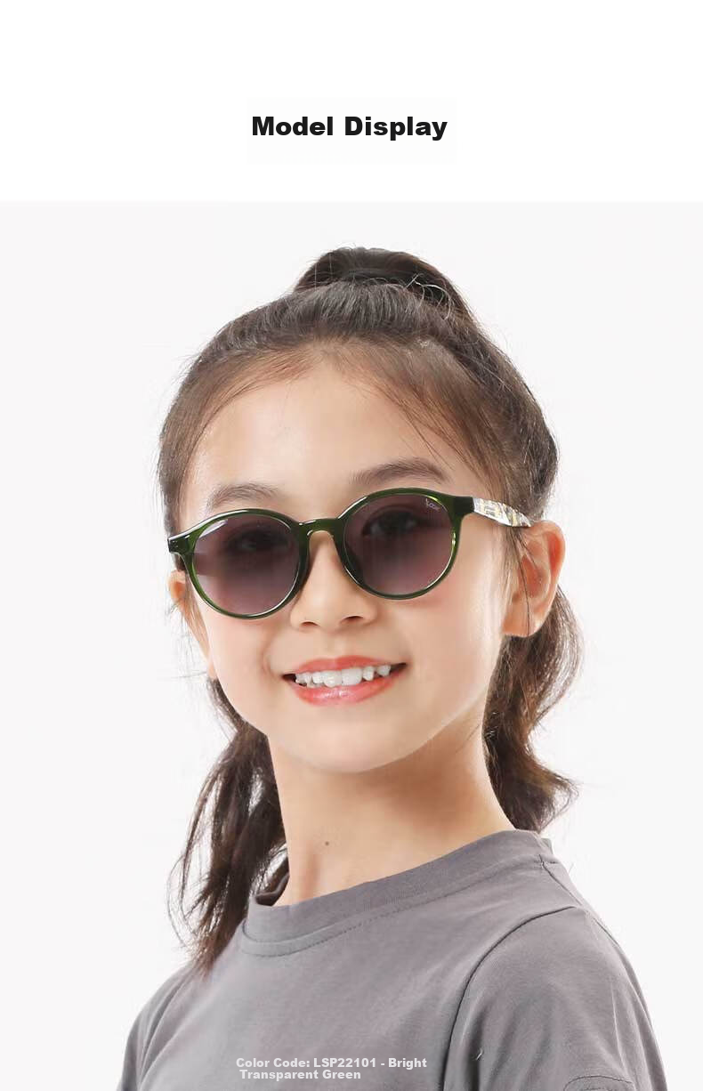 LOOK Kids Sunglasses New Cute Small Round and Square Lightweight TR UV Protection Sunglasses Back to School Christmas Gift for Friends 9