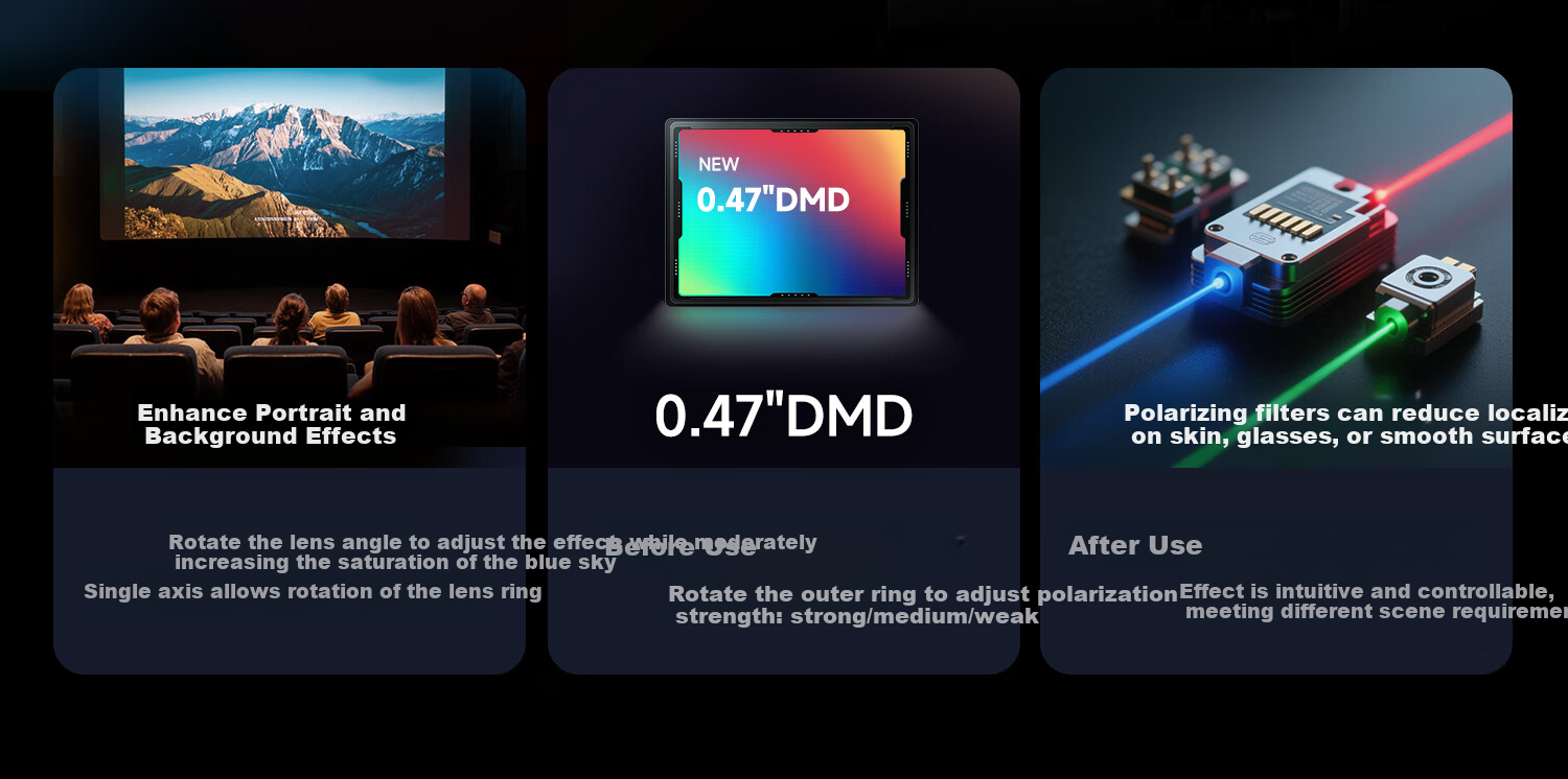 Dangbei X7 Max 4K Ultra HD Tri-Color Laser Projector Home Zoom Shift Lens Family Theater Bedroom National Subsidy 20% (3400 ISO Brightness Dolby Vision) 10