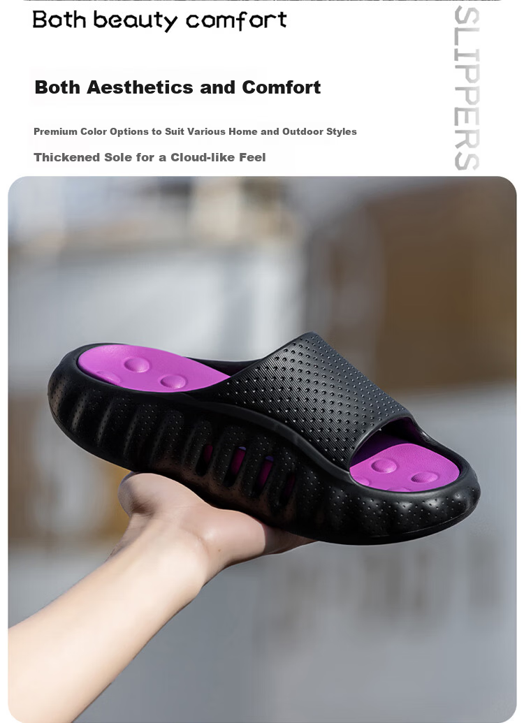 Darcy Mister Men's Summer Indoor Outdoor Sports Shock-Absorbing Thick-Soled Slippers Cushioned Feel Casual Sandals for Men 8