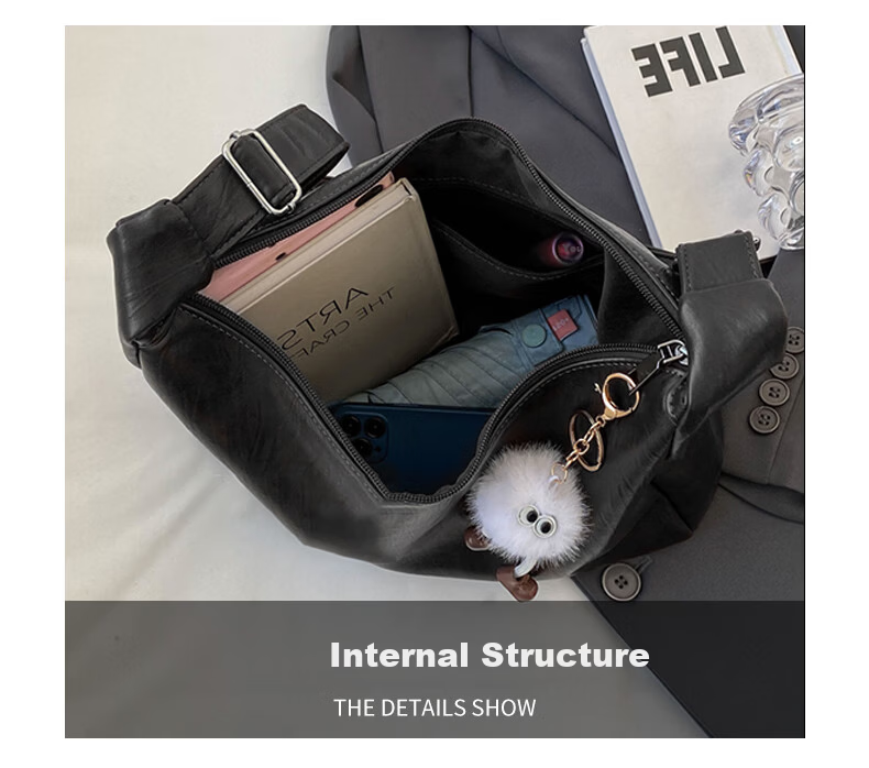 40,000 Kilometers Single Shoulder Bag Student Commuter Crossbody Tote Bag Simple Large Capacity Fashion Casual Bag for Women 7
