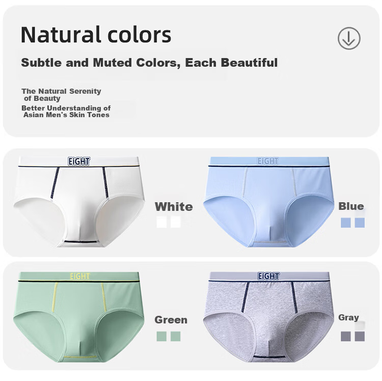 Dingguagua Boys' Solid Color Cotton Triangle Underwear for Teens Ages 12-16, Developmental Period Children's Mid to Large Size Briefs 11