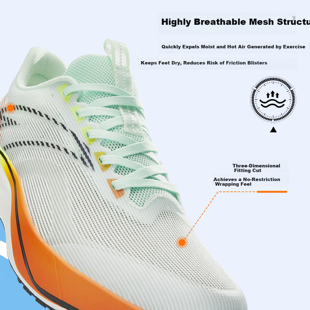 Anta Kids Jingtiao Running Shoes Boys 2026 Big Kids Running Shoes Shock Absorption 312525570H 18