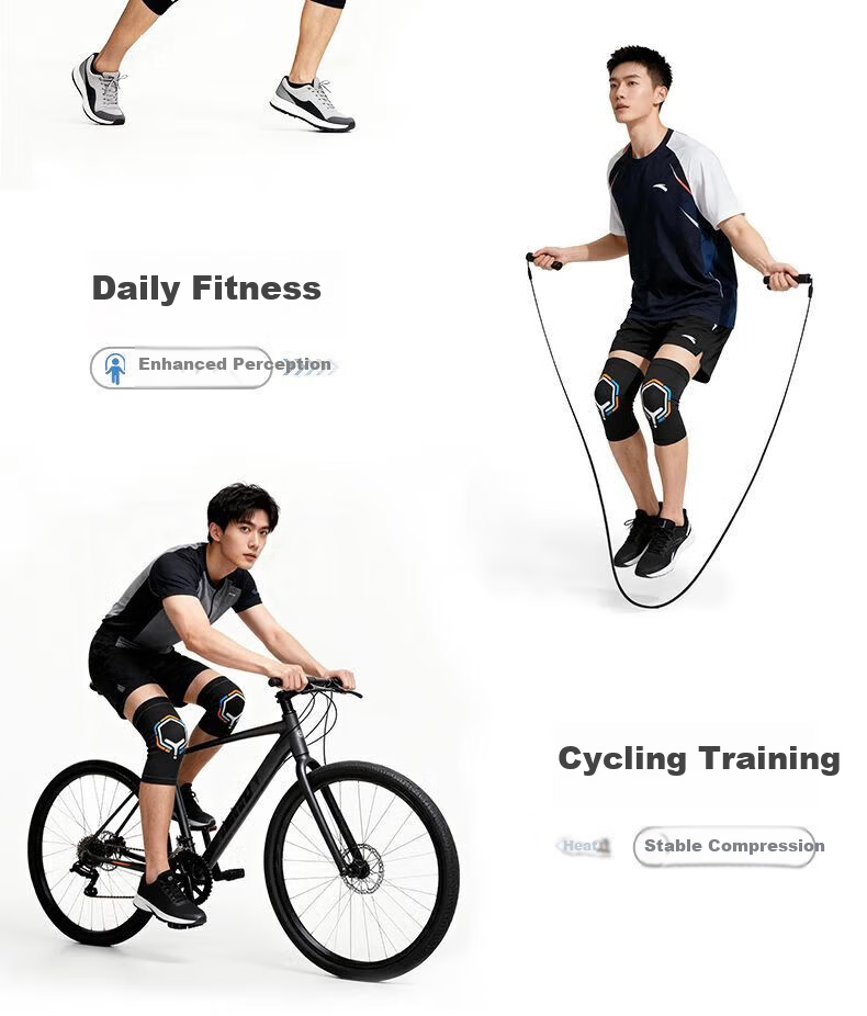 Anta Knee Brace Sports Running Knee Support for Men and Women Basketball Badminton Cycling Mountaineering Fitness Professional Patella Strap 4