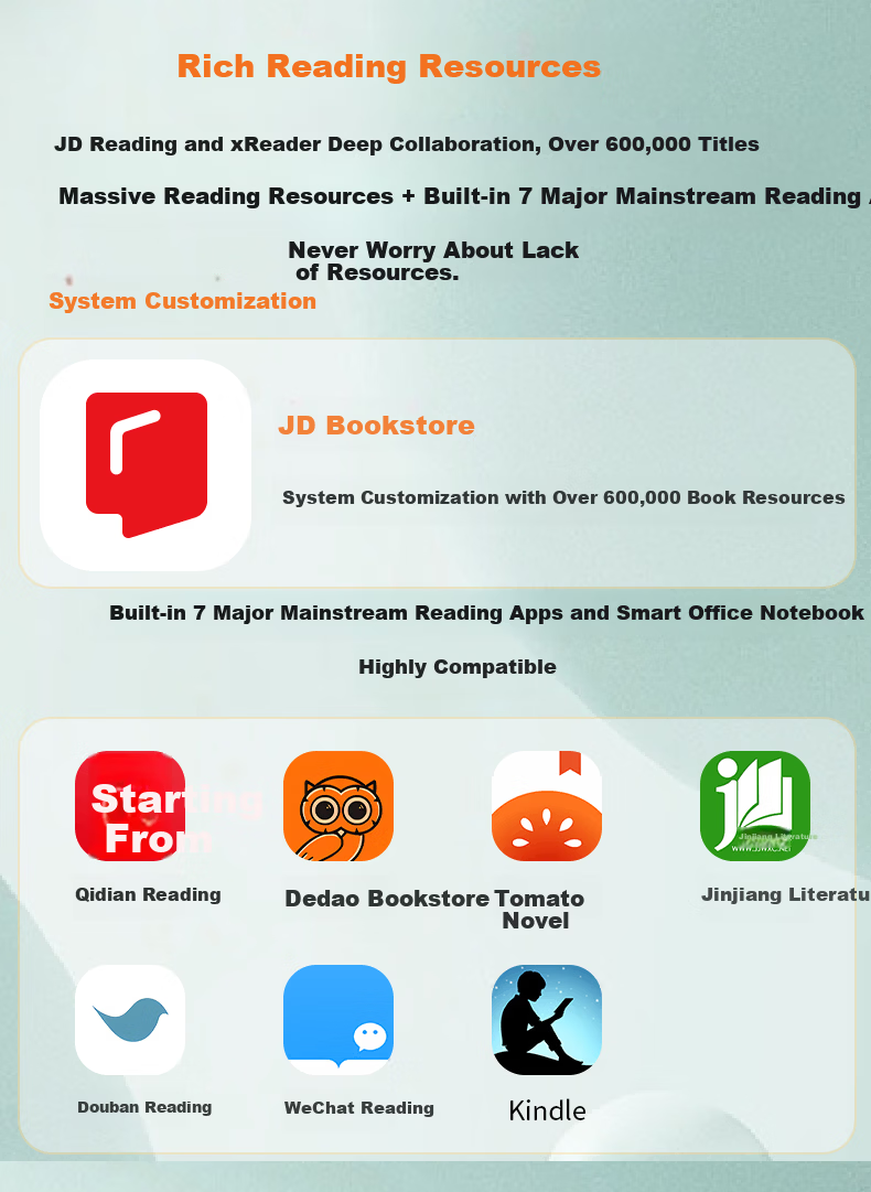 BIGME E-Reader B6【New Release】 6-Inch E-Ink Screen Smart Reading Device Ebook Reader for Books, Study, Comics Lightweight Portable White 10