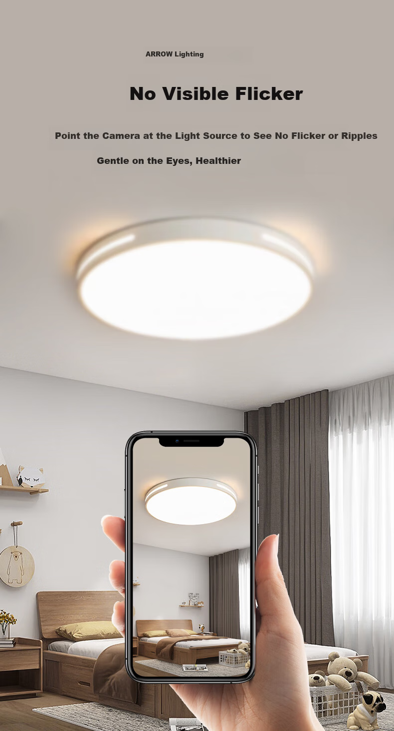 ARROW Brand Ceiling Light LED Fixture for Bedroom, Living Room, Study Room, Thin Style Bedroom Lamp 4