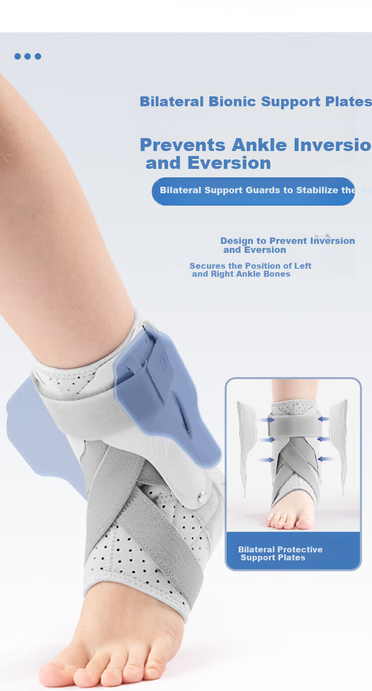 Tuobuzhe Ankle Brace Ligament Injury Support Anti-Sprain Ankle Stabilizer Fracture Recovery Splint Achilles Tendonitis Protector 6