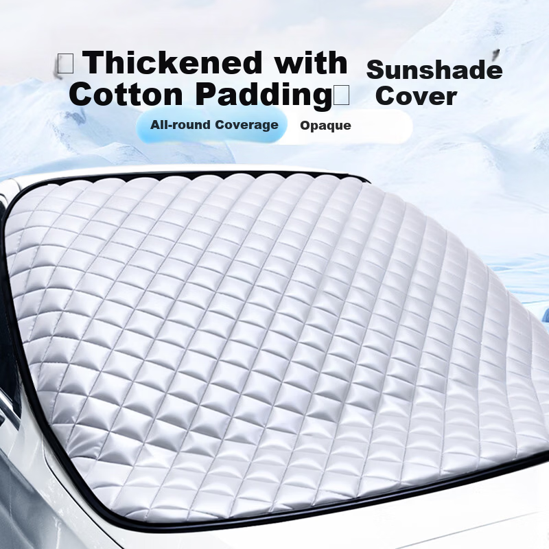 TOKUSET Car Front Windshield Sunshade Heat Insulation Sunshade Curtain Cover Snow Shield