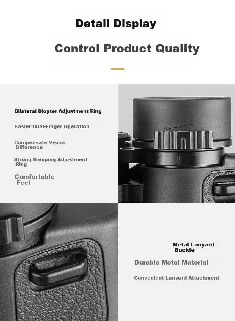 Feilaishi High-Power HD Binoculars Low-Light Night Vision for Beekeeping Birdwatching Concert Teaching Handheld 21