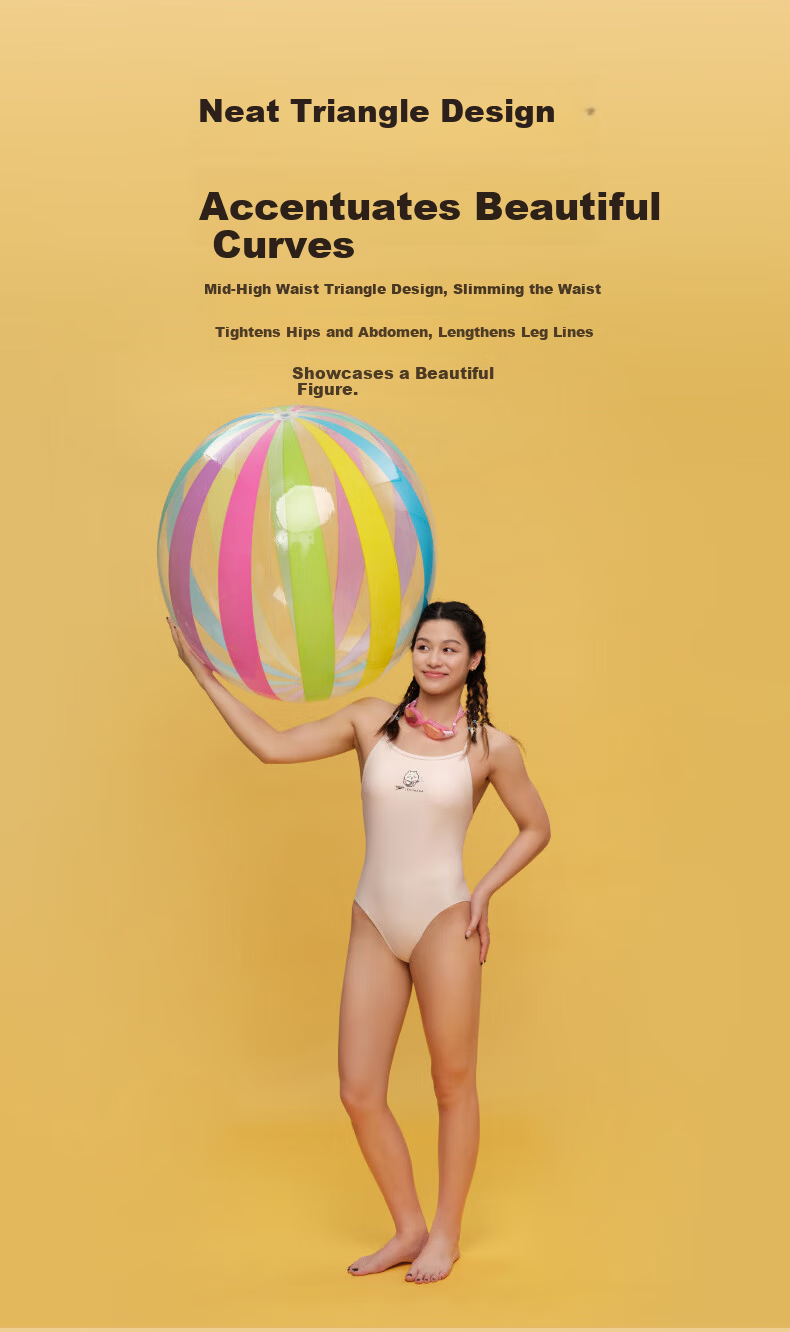 Speedo CHIIKAWA Series Li Bingjie Yu Yiting Style Printed Thin Strap Women's One-Piece Swimsuit for Hot Spring Vacation 11