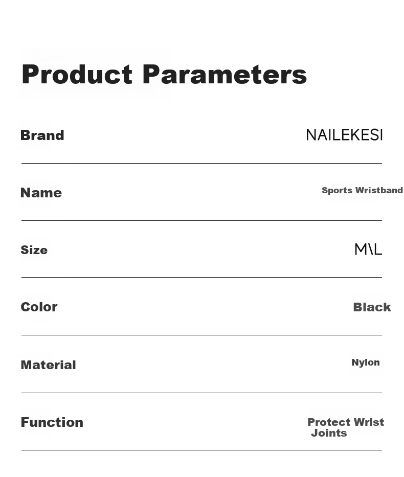 NAILEKESI N Sports Wrist Support Fitness Anti-Sprain Wrist Brace Male TFCC Tendon Sheath Basketball Push-Up Compression Protector M 12