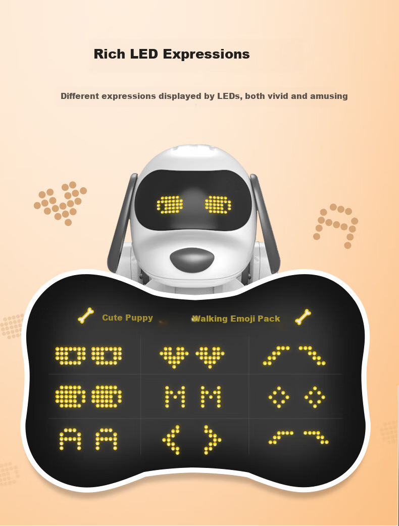 Yingjia 200,000-Sold Smart AI Robot Dog RC Remote Control Early Education Robot Toy for Kids Children's Day Gift 12