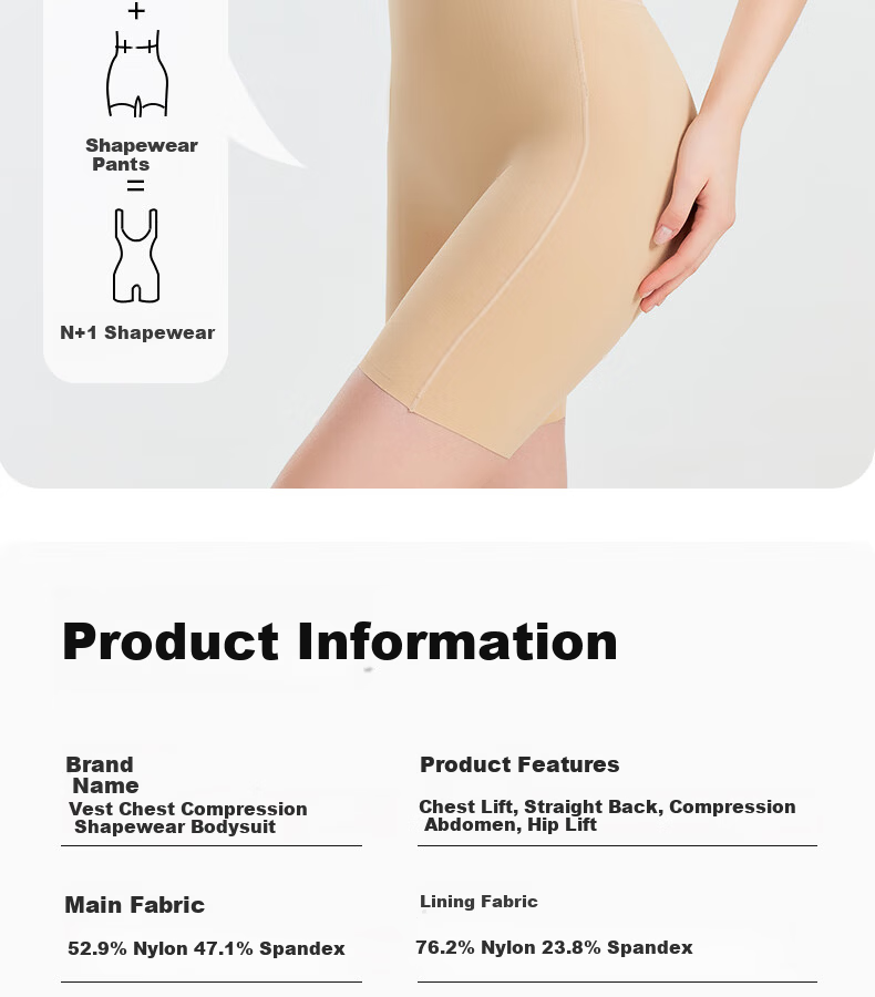 GRACEWELL Women's One-Piece Shapewear Body Shaper Tummy Control Butt Lifting Back Closure Wireless Seamless Slimming Bodysuit Nude M 22