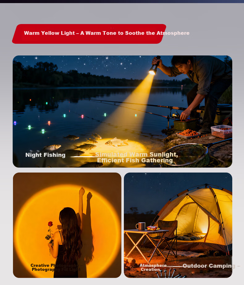PHILIPS Ultra-Bright High-Intensity Flashlight with Five Color Light Sources, Long Battery Life, Outdoor Magnetic Camping Rechargeable Portable Home-Specific 5188 7