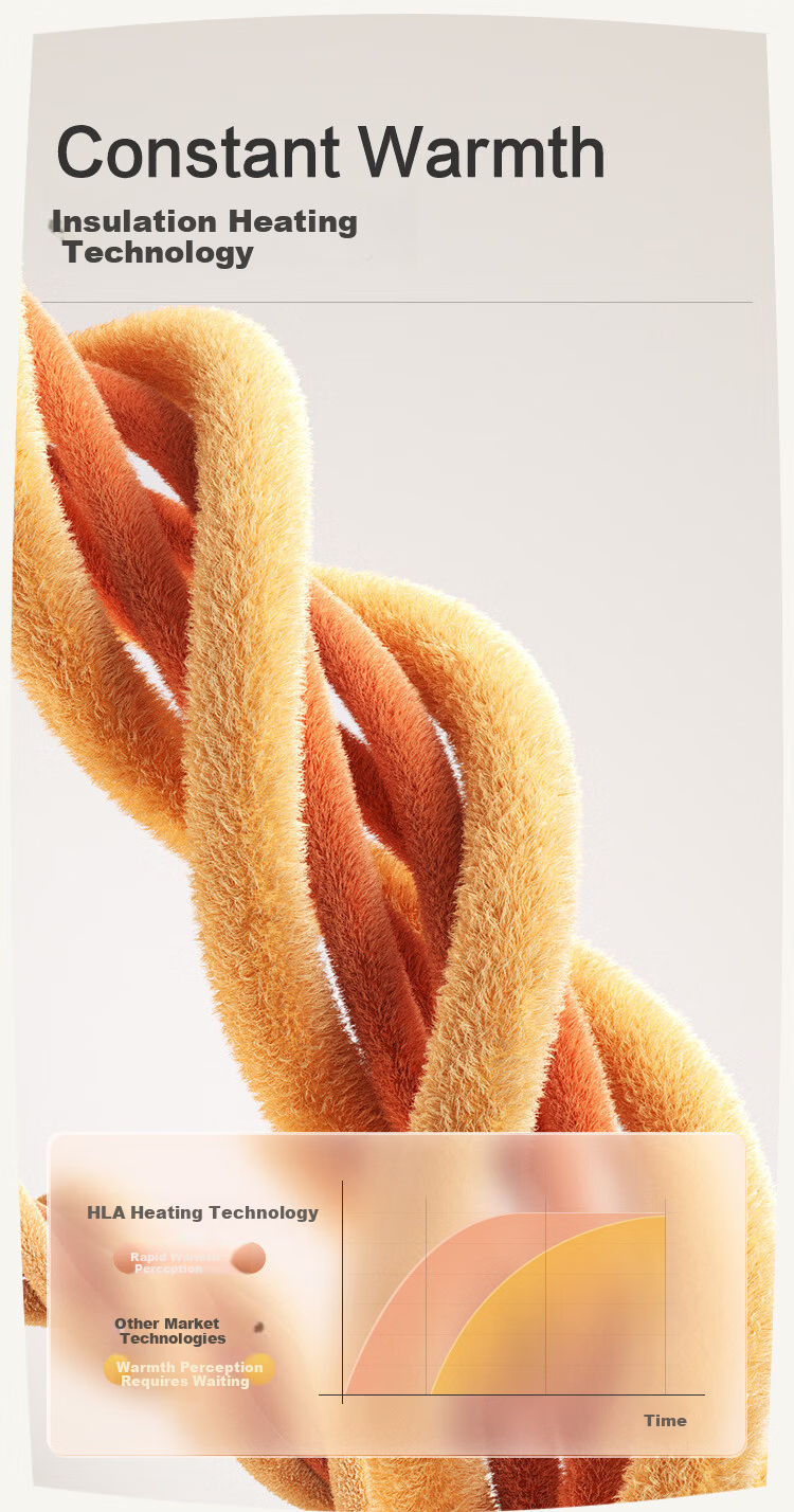 HLA Women's Scarf New Autumn Winter Pure Wool Soft Warm Birthday Gift for Girlfriend 5