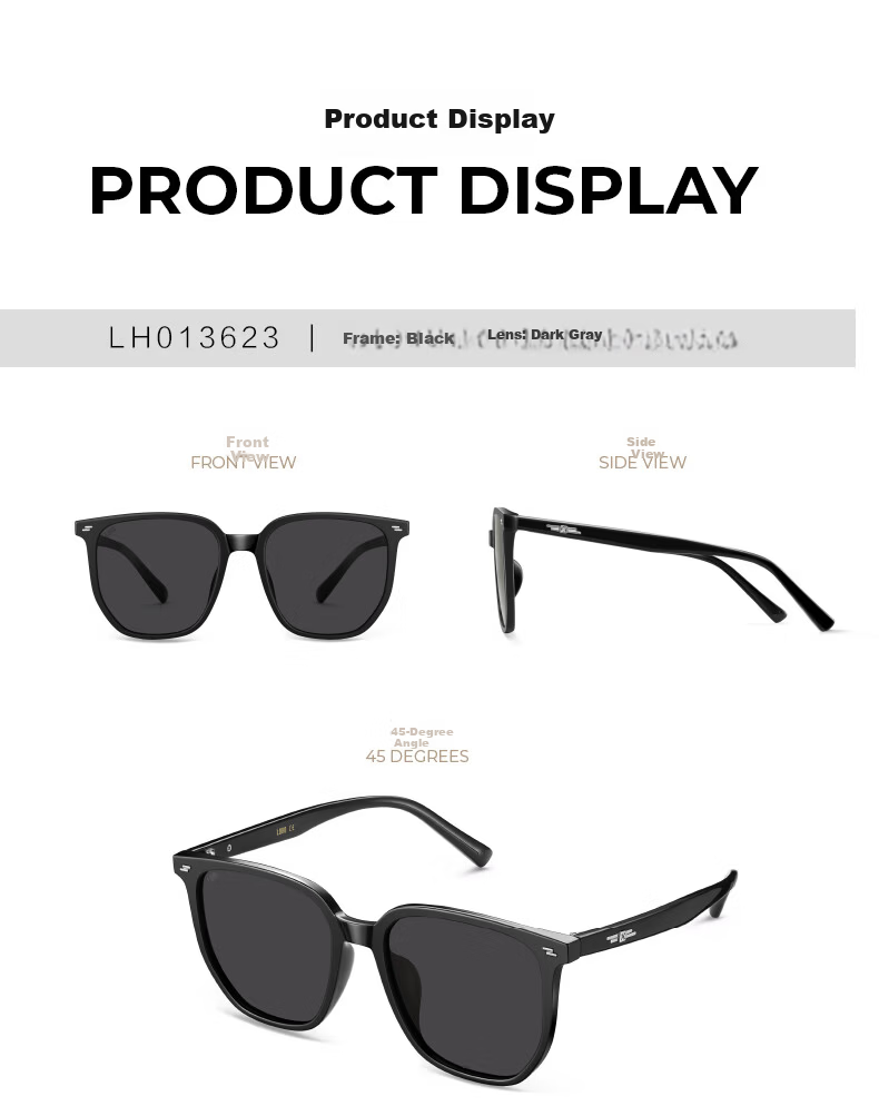 LOHO 2026 New Polarized Sunglasses UV Protection Oversized Square Slimming Driving Glasses GM Protective Eyewear 19