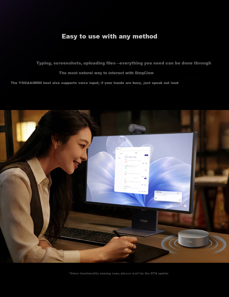 Lenovo YOGA Mini Desktop Computer AI (Core UX7 358H, 64GB RAM, 1TB SSD, Genuine Win11) 3