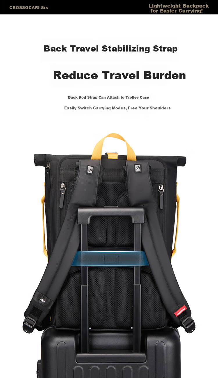 CROSSGEAR Cross Medal Weight Loss Master Business Backpack for Men 16-inch Laptop Bag Large Capacity Student School Travel Bag 21
