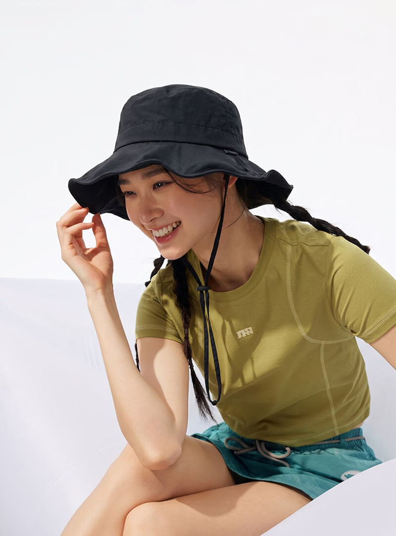 MMOPTOP Quick-Dry Sun Protection Fisherman Hat Women Simple Bucket Hat Wide Brim Breathable Lightweight Foldable Sunshade Hat Men 8
