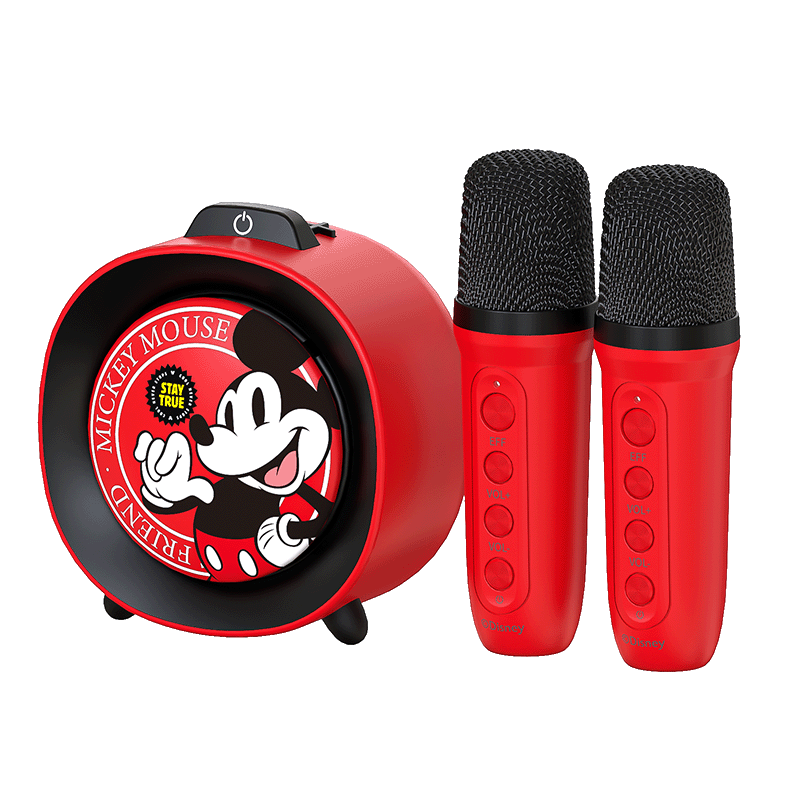 Disney S10K Mickey Wireless Karaoke Microphone Speaker Bluetooth Speaker Large Volume Birthday Gift for Kids