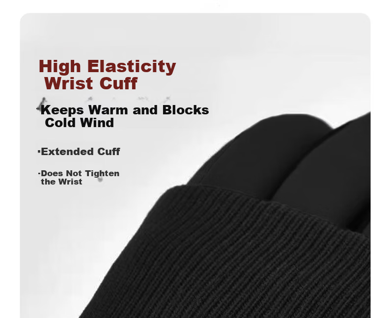 Woodpecker Winter Cycling Gloves Unisex Outdoor Touchscreen Waterproof Windproof Warm Fleece Lined Sports Gloves for Motorcycle and Electric Bike 17