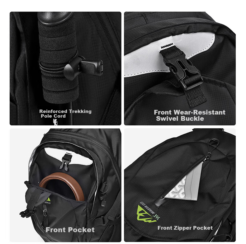 361° Outdoor Water-Repellent Large Capacity Hiking Backpack Unisex School Bag 2026 New Model 14