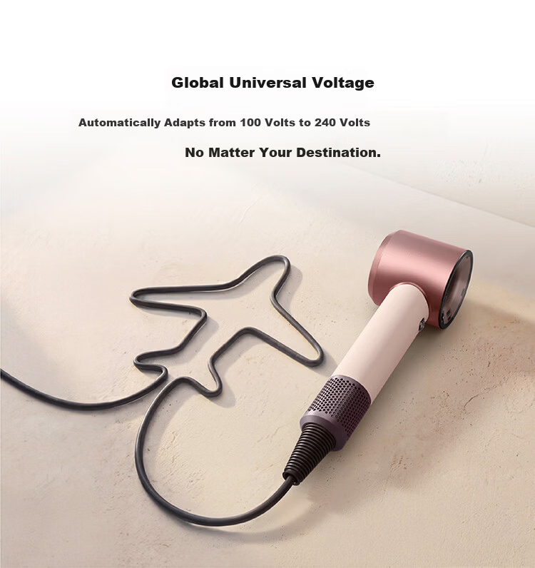 DYSON travel Hair Dryer, Smaller And Lighter, Global Voltage Compatible, Quick-Drying Hair Care, Gift Recommendation, Single Nozzle HD19 [Price Protection 618] 3