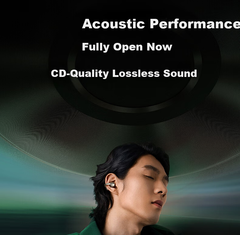 Baseus MC1 Pro AI Translation Bluetooth Earphones [Celebrity Edition] Clip-On Open-Ear Sports Call Noise-Cancelling Bone Conduction for Huawei and Apple Phones 12