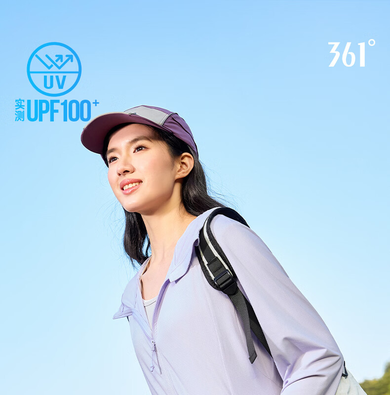 361° Women's Summer Sunscreen Jacket New Sports UV Protection UPF100+ Outdoor Coat 662624608D-7 46
