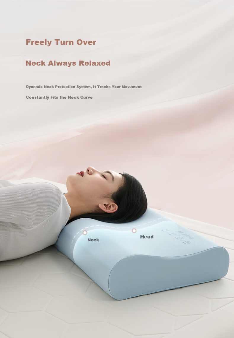 Luolai Home Textiles Pillow Cervical Neck Support Slow Rebound Pressure Relief Memory Foam Adult Pillow Core Two-Pack 5