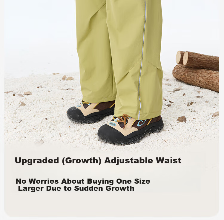 Onmygame Color Shell Pants Children's Lightweight Outdoor Long Pants Autumn Black 110 9