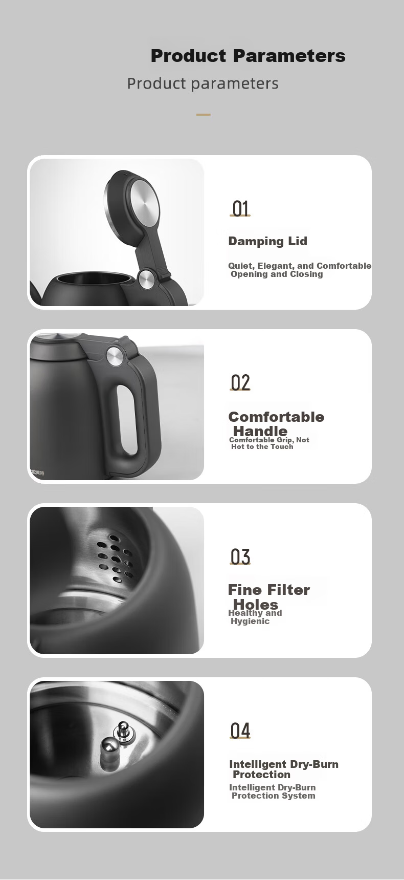 OUMETE Fully Automatic Water-Refilling Electric Kettle, Built-In Tea Table, Water-Heating Kettle, Handle Water-Refilling, Tea Brewing And Water Heating All-In Machine, 316L Insulated Tea Steeping Pot OMT-JS1927 17
