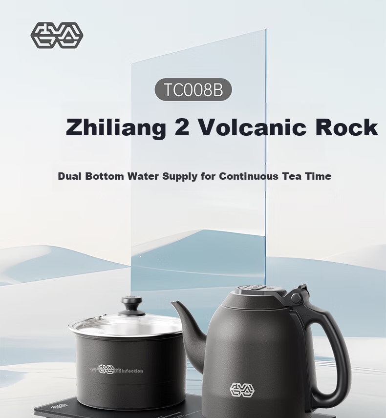 K·KOU Pure Titanium Fully Automatic Double Bottom Water Supply Electric Kettle Tea Table Boiling Kettle Integrated Insulated Electric Kettle Boiling Tea Heater TC018 2