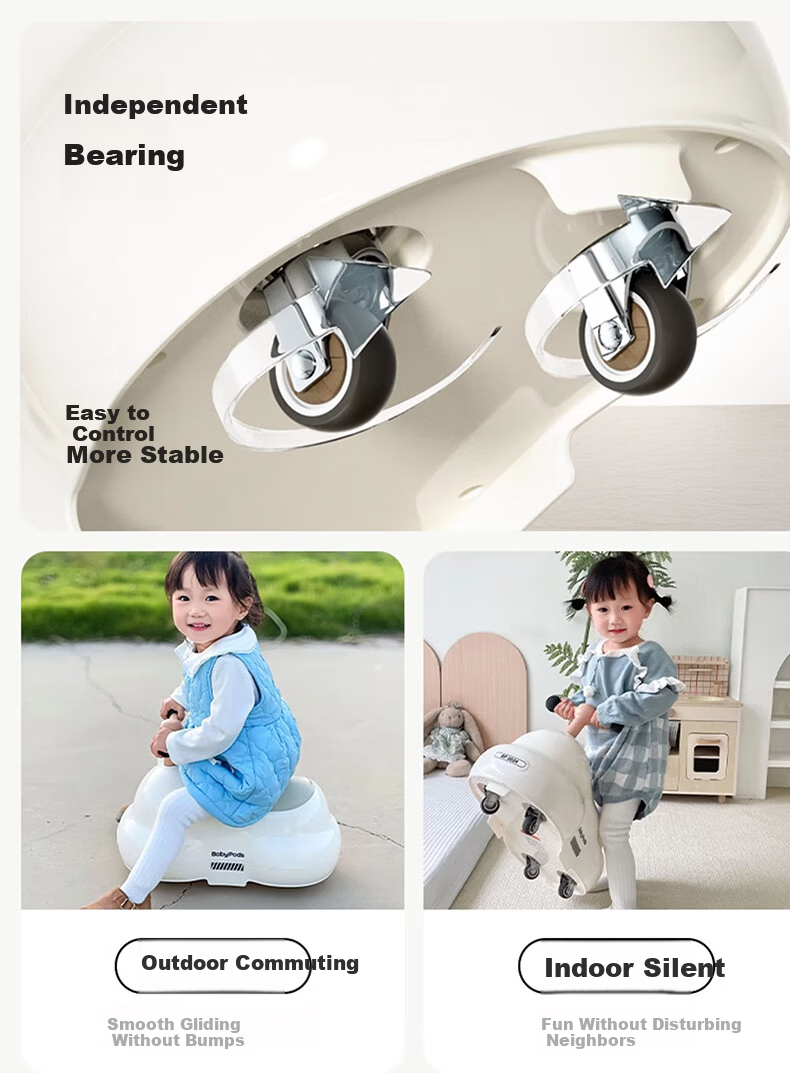 Babypods Peanut Ride-On Toddler Twisting Car 1-3 Years Old Scooter with Storage Baby Gourd Car Birthday First Year Gift 11