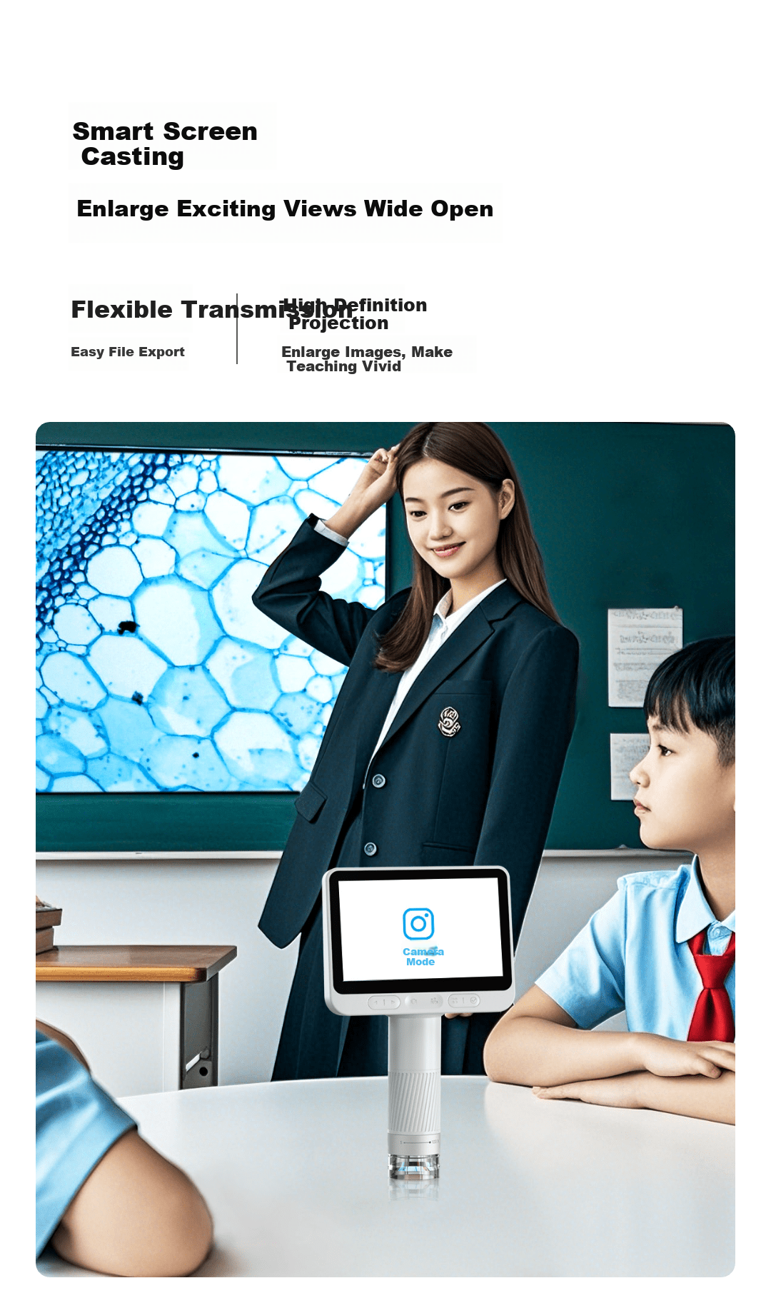 Dangdangli Electronic Microscope Portable Handheld Science Experiment Toy for Boys and Girls Kids Students Birthday Children's Day Gift 13