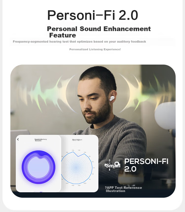 Audeze N5 2.4G Tri-Mode Active Noise Cancelling High-Resolution Wireless Bluetooth HiFi Headphones High-Quality Computer Gaming Music Headphones Audeze White 4