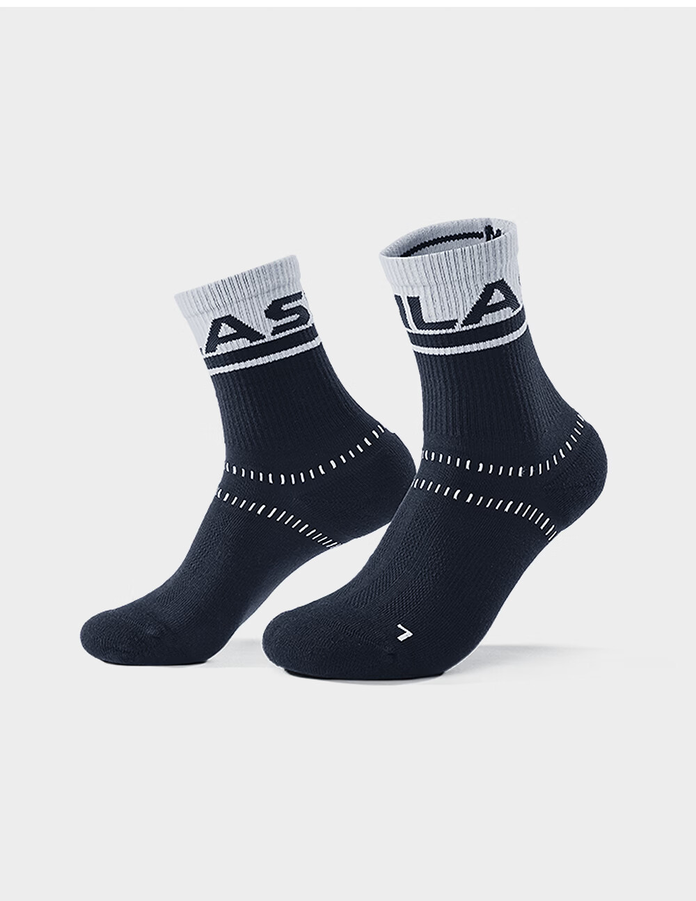 KAILAS FUGA Unisex Mid-Cut Sports Socks KH2602002 Cloud White/Deep Frost Gray M 12