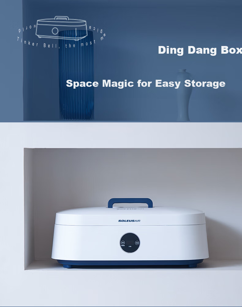SOLEUSAIR Portable Mini Foldable Travel Dryer Dandling Box Baby Clothes Underwear Dehydration Sterilizer Garment Care Machine 11