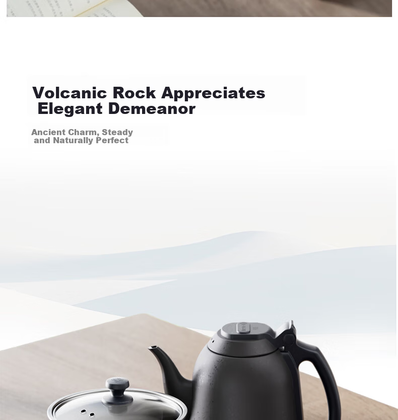 K·KOU Pure Titanium Fully Automatic Double Bottom Water Supply Electric Kettle Tea Table Boiling Kettle Integrated Insulated Electric Kettle Boiling Tea Heater TC018 13